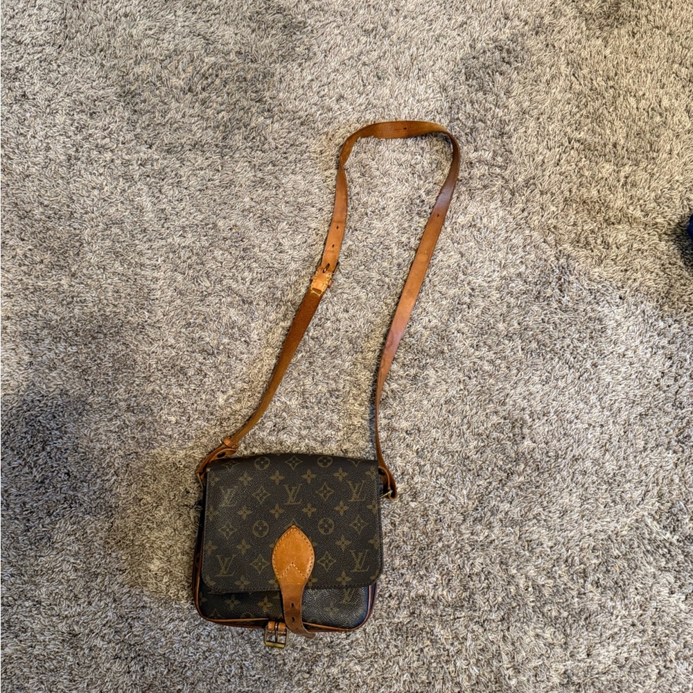 Louis Vuitton Brown Monogram Side Bag